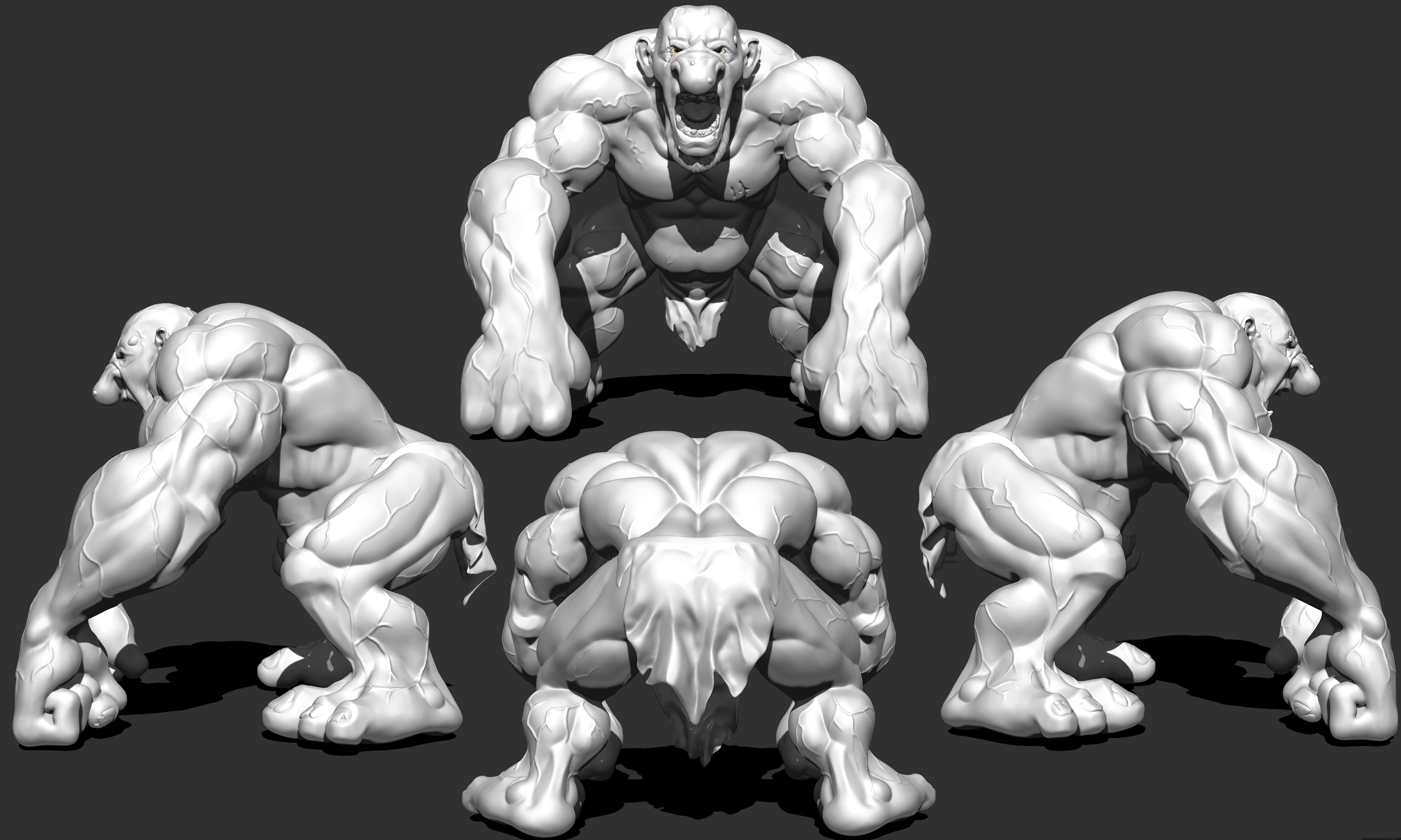 STYLIZED-CAVE-TROLL-ALL-SIDES