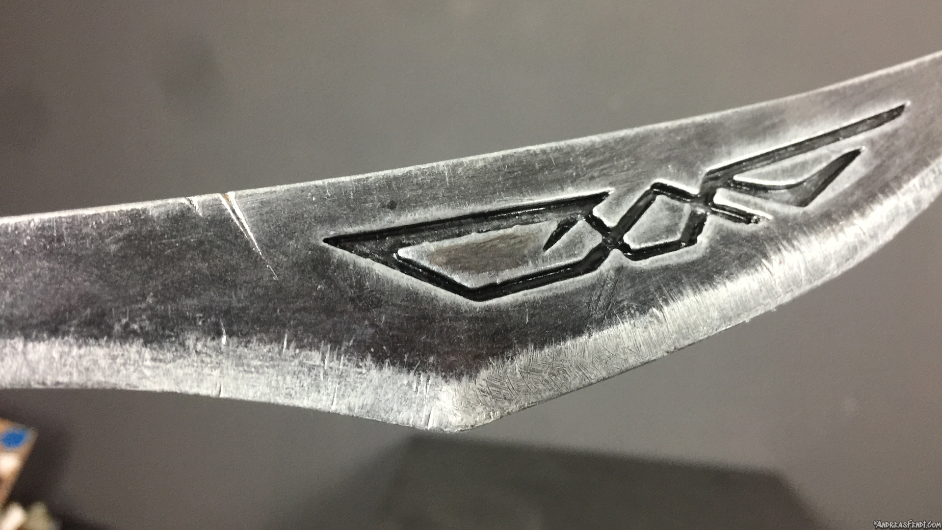 Skyrim nordic caved dagger painted 3D-Print model metal